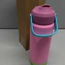Fijinhom 18oz Insulated Stainless Steel Water Bottle, Wide Mouth Double Wall Vacuum, Silicone Straw, Sweat & Leak Proof, BPA Free Insulated Water Flask for Travel, Keep Cold 24h Hot 12h, Berries