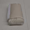 Non-Slip Head Pillow for Recliners - Neck Support Cushion with Velvet Cover for Pain Relief at Home, Office and Travel (Ivory)