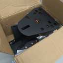 Spare Tire Carrier, Spare Tire Mount Bracket for Trailer,Powder Coat Steel Black, Fits 4 & 5 & 6 & 8 Lugs Trailer Wheels on 4", 4.5'', 4.75'', 5", 5.5",6" or 6.5" Bolt