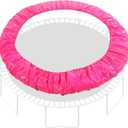 Trampoline Spring Cover Round Trampoline Replacement Pad Waterproof Serviceable 40 Inch Safety Cover for Kids Men Women Indoor Home Fitness, Hot Pink