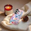 for Samsung Galaxy S23+ Case, Coastal Collage Pattern, Military-Grade Drop Protection, Seaside Daydream Soft Slim TPU Protective Cover with Camera Protection for Women & Girls (BuleSummer)