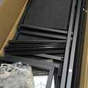 OLIXIS 5 Drawers Dresser for Bedroom, Fabric Storage Tower for Living Room, Entryway, Sturdy Steel Frame, Wooden Top & Easy Pull Fabric Bins