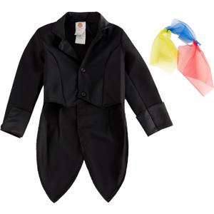 Rubies Magician Tailcoat Jacket for Kids, Boy's Medium (Black, M)