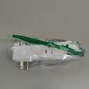 Surge Protector Outlet Extender - with Rotating Plug, 6 AC Multi Plug Outlet with 4 USB Ports (2 USB C), 1800J Wall Charger, 3-Sided Power Strip with Spaced Outlet Splitter for Home, Office, Travel (White)