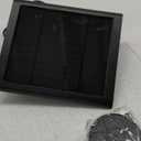 Solar Panel for Ring Camera, 4W Solar Charger Compatible with Ring Spotlight &Stick Up Outdoor Cam Battery, 10FT/3M Long Cable with USB-C to Ring Barrel Plug Adapter, Black (1pc, Black)