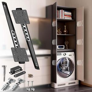 TruGroove Pocket Door Slide, Pivot Door Slide Hardware Inset | Cabinet Pocket Door SlideCabinet Pocket Door Hardware Kit Fit for Inset Door, Cabinet Door