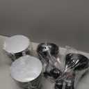 Dimmable Wall Sconces Set of Two, Bedside Wall Mount Lamp with Rotary Switch, Black Bathroom Vanity Lights with Metal Shade, Hardwired Swing Arm Wall Lights for Bedroom Living Room Hallway