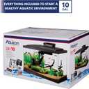 Aqueon Aquarium Fish Tank Starter Kit with LED Lighting 10 Gallon Fish Tank