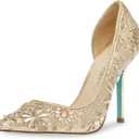 Betsey Johnson Women's Chic (6.5, Light Gold)