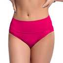 Beautikini Period Swimwear Bikini Menstrual Swim Bottoms Leakproof Bathing Suits for Teens Girl (Medium, Raspberry Smoothie)