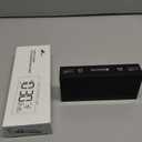 Netzu Alarm Clocks for Bedrooms, Digital Clock with Date Temperature and Weekday, Manual DST, Snooze, 2 Alarms, 4 Volumes Bedside Desk for Living Room Home Bedside Desk (RGB)