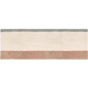House of Noa Bath Mat  100% Plush Cotton Non Slip Luxury Bathroom Rugs Washable  Soft Handmade Absorbent Bath Mat for Bathroom Floor, Vanity, or Tub-Side Use  Riley Santa Fe 21x58