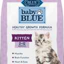 Blue Buffalo Baby Blue Natural Kitten Dry Cat Food, Healthy Growth Formula with DHA, Chicken and Brown Rice Recipe, 2-lb Bag (EXP 08/14/27)