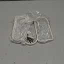 4-Pack Heavy Duty Add-On Flat Hook Accessory for Garage Ceiling and Wall Storage, Alloy Steel, White - Suitable for FLEXINOUMTS Racks and Shelves