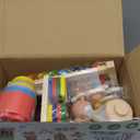 LearnToy Baby Toys 18-36 Months, Montessori 7-in-1 Activity Set - Stacking Blocks, Infant Teething Toy & Sensory Bin, Baby Boys & Girls Gifts