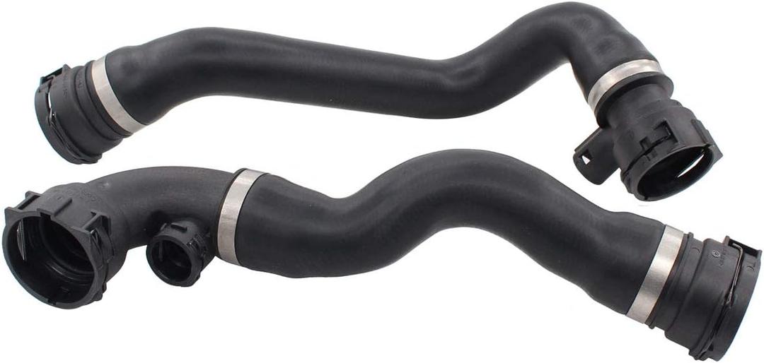 NewYall Upper and Lower Radiator Coolant Hose Kit for BMW E46 328i 328Ci 330Ci 330i 330xi 325i 325xi 325Ci 1999-2006 Cooling Water Pipe 17127510952 11531436408