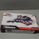 BEZGAR Drones for Kids | 2.4GHZ RC Plane | Remote Control Airplane, Mini Stunt Plane Helicopter, 360° Flip Fighter Jet Toy with Colorful LED Navigation Lights Blue, Toys for ages 8-13