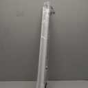 LazBlinds Cordless Cellular Shades, No Tools No Drill Blackout Honeycomb Shades Pleated Blinds for Windows, 32'' W x 36'' H, Silver White