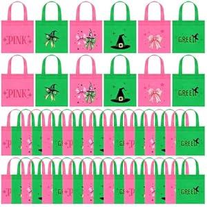 Locmeo 48 Pcs Cartoon Party Favor Bags Cartoon Birthday Party Decorations Blue Sky White Clouds and Cow Print Candy Gift Treat Goodie Bags for Baby Shower Bachelorette Supplies Decoration