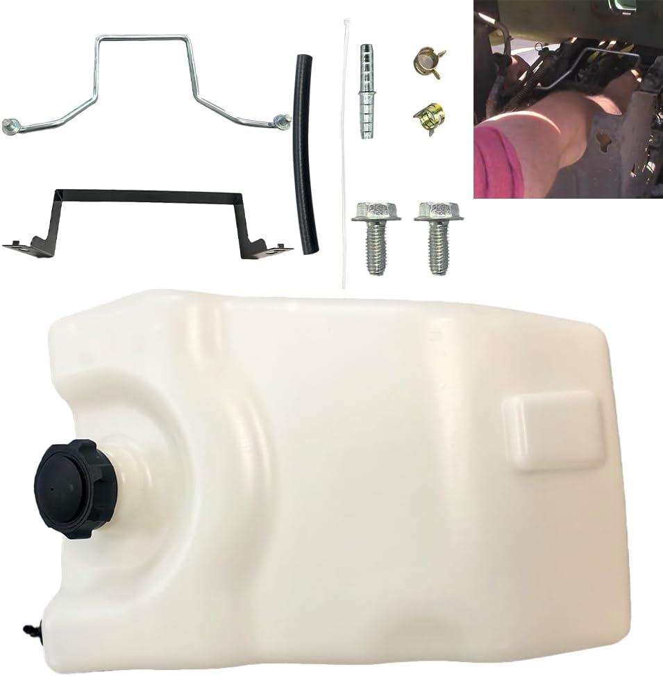 GY21876 Fuel Gas Tank with Cap for John Deere L100 L110 L120 L130 L105 L118 L111 L108 Lawn Tractor, Gas Tank Replacement, Replace# GY21102 GY20894
