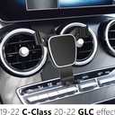 Car Phone Holder for Mercedes Benz C Class 2014-2018 c180 c200 c300，GLC Class 2015-2019 GLC200 GLC260 GLC300 Auto Accessories Navigation Bracket Interior Decoration Mobile Cell Phone Mount
