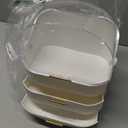 Makeup Organizers and Storage, Make up Organizer for Vanity Cosmetics Skincare Organizers With Lid and Drawers Display Cases for CountertopWhite