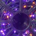 JMEXSUSS 500 LED Orange and Purple Halloween Lights, 173ft Halloween String Lights Outdoor Waterproof, 8 Modes Christmas Tree Light Plug in for Party House Indoor Decor