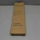 upsimples Acrylic Shelves for Bathroom Storage, 15" Floating Shelves Wall Organizer for Perfume, Make up, Skincare, Kids Bookshelf for Bedroom, Nursery, Living Room Decor, Clear, 2 Pack