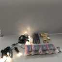 Strawberry Jumbo Lights C9 Christmas Pathway Lights Outdoor - 2 Pack 10.5 Feet 5 Lights C9 Walkway Lights, C7 Lights Covered Jumbo Multicolor Light Bulb Outdoor Decorations for Lawn Garden Outside