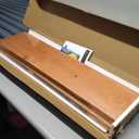 Axeman 36 Inch Floating Shelves for Wall, 9.3" Deep High End Solid Real Wood Wall Shelves with Heavy Duty Invisible Bracket for Living Room, Bedroom, Kitchen, Bathroom, Set of 2, Natural