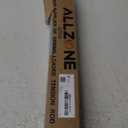 ALLZONE Heavy Duty Tension Shower Curtain Rod 28-42 Inches for Bathroom, Window, Non-Slip, Adjustable with Strong Spring Pole for Closet, Doorway, No Rust, No Drilling, White