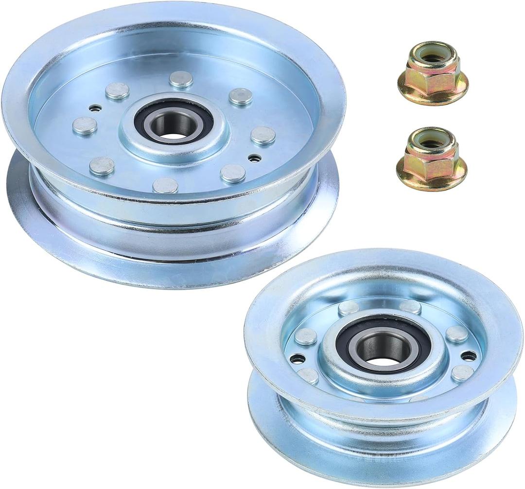 GY20629 Pulley with GY22172 Pulley Replaces John Deere AUC17621 GY20629 Idler Pulley, GY20110 GY22082 GY20067 for John Deere D105 D110 D130 D140 L100 L110 L120 L130 LA105 LA115 LA145 Tractors