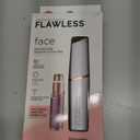 Finishing Touch Flawless Brows Eyebrow Hair Remover Electric Razor for Women with LED Light for Instant and Painless Hair Removal (White)