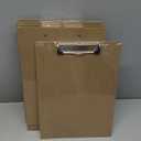 Happyhapi 10 Pack 9" x 12.5" Wooden Hardboard Clipboards with Low Profile Clip, A4 Clip Boards for Office, Home, Classroom