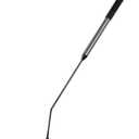 Walensee Grass Whip with Double-Edged Serrated Sharp Steel Blade Weed Grass Cutter with Soft Rubber 22-Inch Handle Cut Tall Grass and Overgrown Weeds in The Yard, Fields, and Ditches, Black,1 Pack