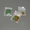 Green Inlaid Imitation Jade Beads Gold Alloy Pendants Accessories Assorted Shaped Loose Bead
