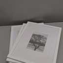 Egofine 11x14 Picture Frames Set of 4, Made of Solid Wood Covered by Plexiglass 5x7 and 8x10 with Mat or 11x14 without Mat, for Table Top Display and Wall Mounting Photo Frame White