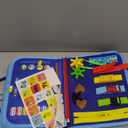 Toddler Busy Board Montessori Toys for 3 4 5 6Year Old, Preschool Learning Activities with Life Skills,ABC,123,Shape,Color,Animal,Weather,Toddler Travel Toys，Educational Activity Developing Sensory