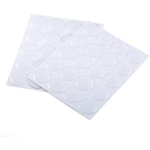 Beadaholique 100-Piece Epoxy Stickers for Bottle Cap Pendants, 1-Inch, Clear