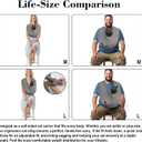 Polar Fleece Cat Sling Carrier  Fixed Elastic Strap for Snuggling, Ultra-Soft Hands-Free Pet Cuddle Bag for Indoor Use, Fits Pets 3-13 lbs (Dark Gray, Medium)