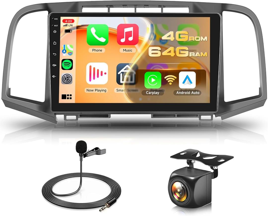 4G+64G Stereo for Toyota Venza 2008-2016 Radio Android Upgrade 9 Inch IPS Touch Screen Head Unit, Driauto Car Stereo with Wireless Carplay Android Auto GPS WiFi DSP Bluetooth FM RDS AHD Backup Camera