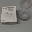 Momcozy Silicone Nipple Shields for Breastfeeding, Flower Shape Petal Design, Ultra Thin & Soft for Flat or Inverted Nipples, Flexible Nursing Shield, BPA/BPS Free (1 Pair, 17mm)