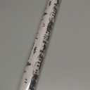 Aimyoo Christmas Wrapping Paper - 17 Inch x 32.8 Fee Mini Roll - Winter Town & Green Trees Design for Welcome-home Gift Wrap