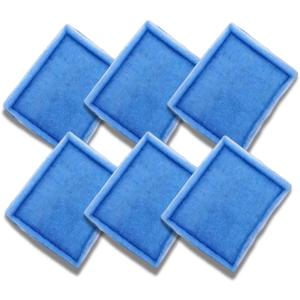 6 Pack Replacement Aquarium Filter Cartridge, Fit for Aqua-Tech 10-20 Gallon Power Filters, for Aqua-Tech EZ-Change #2 Fish Tank Filters