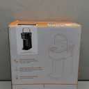 Single Serve One Cup Coffee Maker, for K Cups and Grounds, Mini Coffee Maker with Portable Handle, 6 to 12 Oz Brew Size, for Travel, Camping, Office, RV and Dorm, 120V, Black and Gold