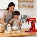 2026 Grain Mill Attachment for KitchenAid Stand Mixer, All Metal 9 Levels Flour Mill for KitchenAid, Fit for Grinding Wheat, Corn, Oats, Millet, Coffee Beans