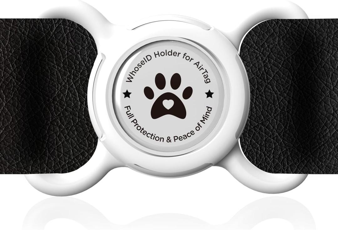 2 x Airtag Dog Collar Holder, Durable & Lightweight Airtag Case, Slide-on Waterproof Protective Air Tag Holder for Dog Collar - for Dogs and Cats (White, Large) 2 x Airtag Dog Collar Holder, Durable & Lightweight Airtag Case, Slide-on Waterproof Protective Air Tag Holder for Dog Collar - for Dogs and Cats (White, Large)