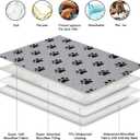 SPXTEX Dog Crate Pads Dog Pee Pads Rugs Washable Dog Pads, Non Slip Puppy Pee Pads for Small Dogs, Waterproof Pet Pad Rug, Dog Whelping Training Pads for Dogs, 1 Piece, 18"x24"