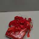 Soulchen 16 Pcs Red Velvet Bows Vintage Christmas Ornament 11.8" x 29.5" Double Layer Long Velvet Christmas Tree Decoration for Staircase Xmas Home Wreath Winter Outdoor Indoor