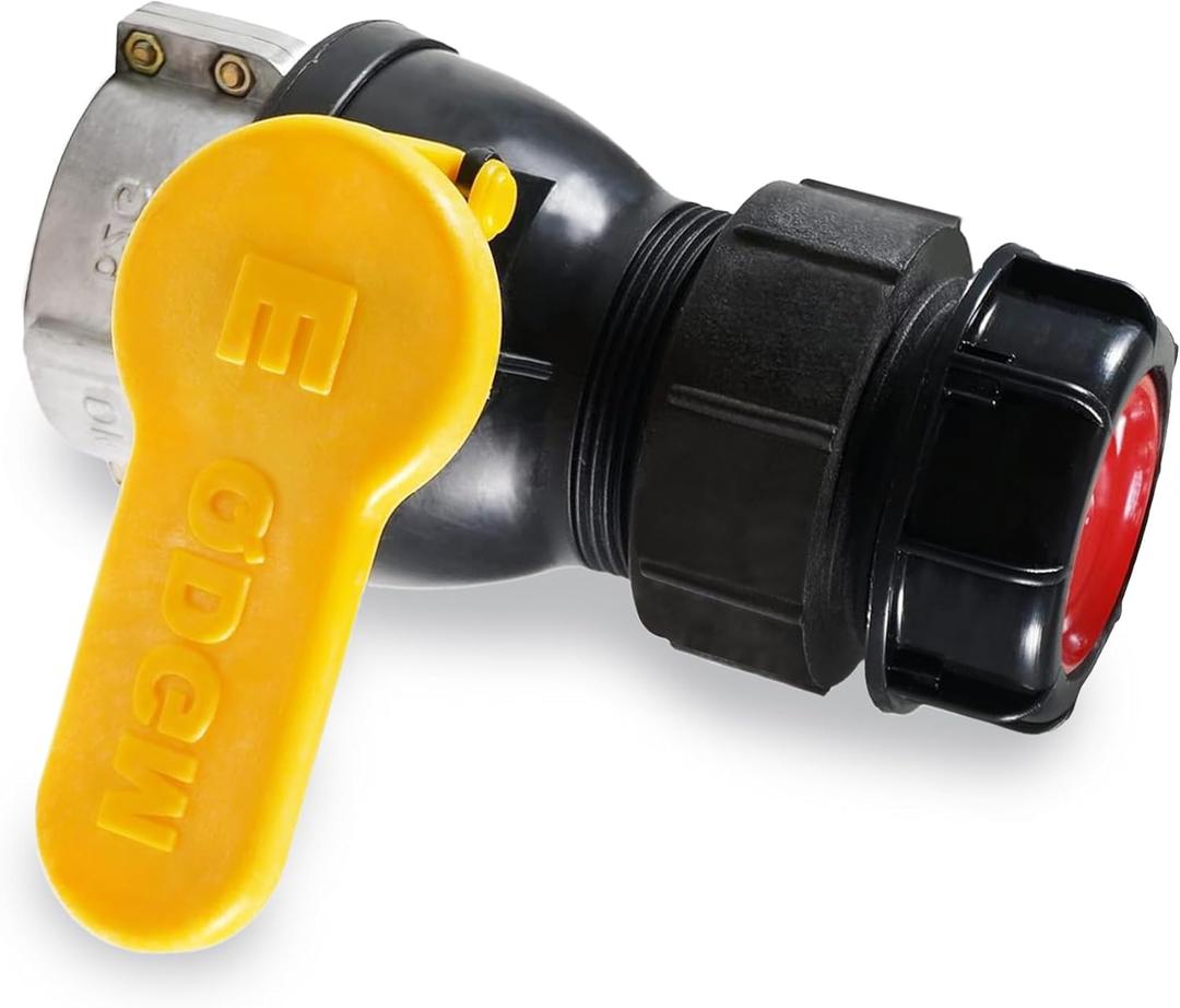 IBC Tote Tank 62mm Coarse Thread Cap Valve Adapter Ball Valve Container Drain Adapter